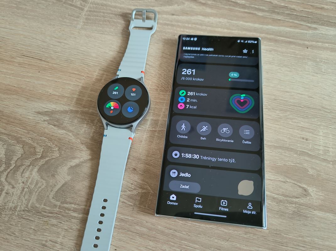 Samsung Galaxy Watch7 Nechba sledovanie dajov o vaom vkone, spnku a funkcich tela.