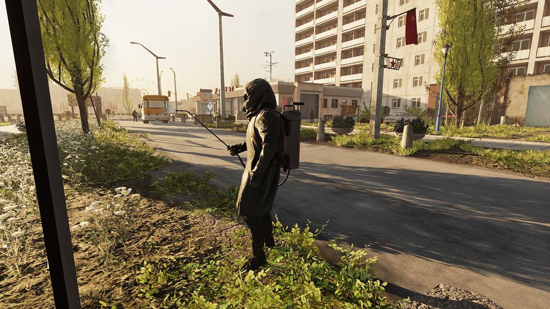 Chornobyl Liquidators V uliciach v plnom nasaden.