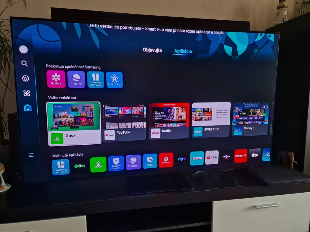 Samsung QD-OLED TV 65'' S95D Znovu be na Tizene a stle bez Dolby Digital