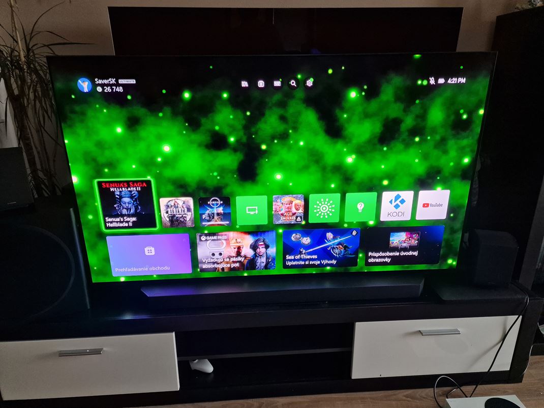Samsung QD-OLED TV 65'' S95D TV si automaticky zachyt a rozpozn vekty konzoly.