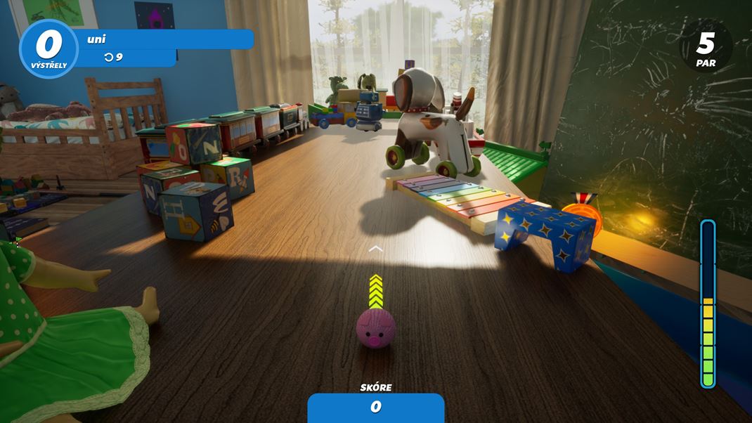 House of Golf 2 Zskate nov zbavn loptiky, naprklad takto s podobou prasiatka.