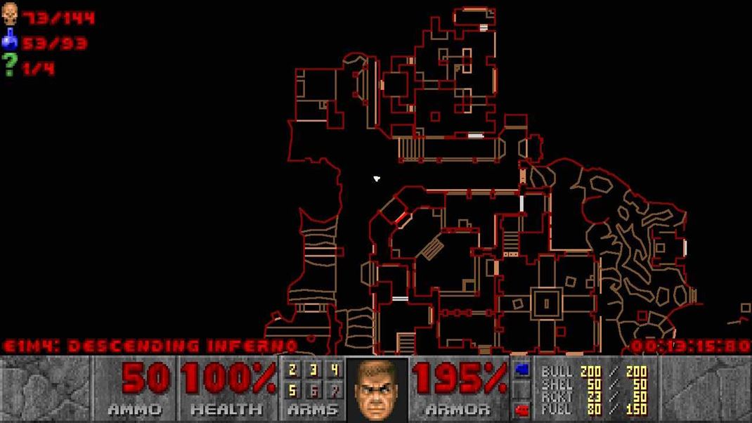 DOOM + DOOM II Dizajn mp je naozaj komplexn