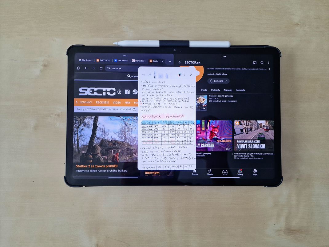 Xiaomi Redmi Pad Pro Naraz viete ma otvoren a tri aplikcie