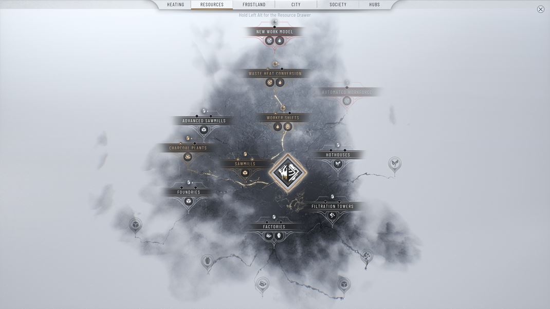 Frostpunk 2 Vskum je tentoraz bohat a rozdelen na niekoko oblast.