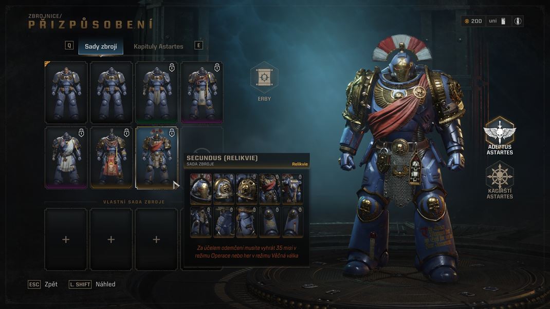 Warhammer 40,000: Space Marine 2 Chcete takto brnenie? Muste vyhra 35 misi.