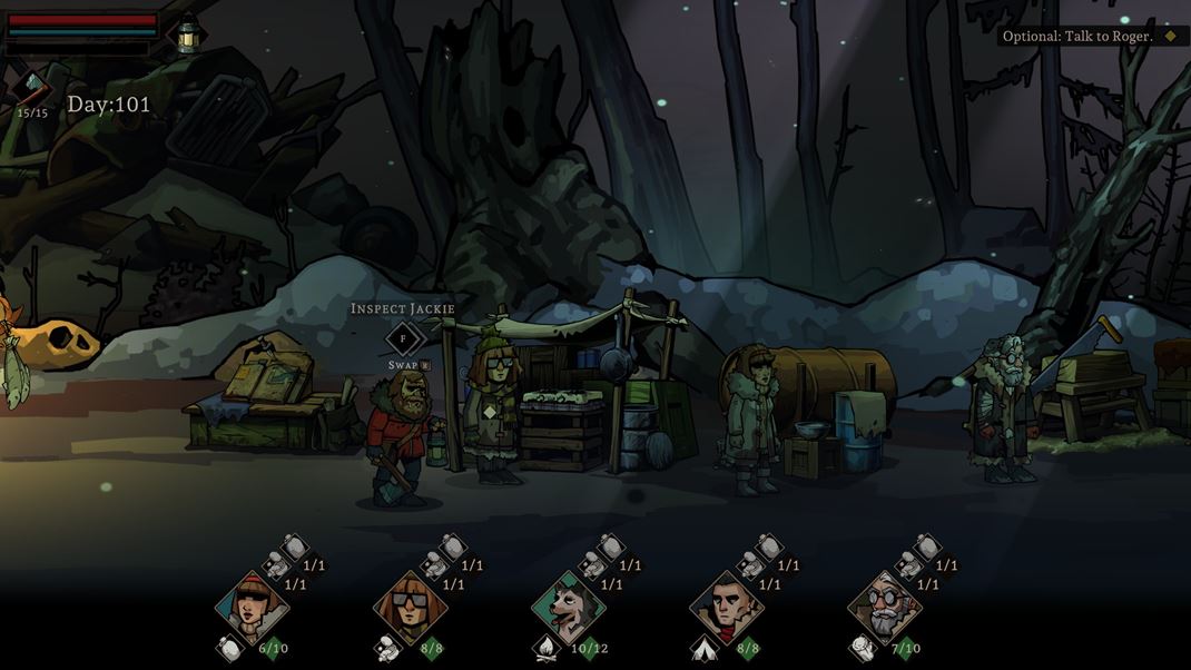 Edge of Sanity V tbore sa treba postara o vetkch preivch a optimlne ich aj zapoji do prce.