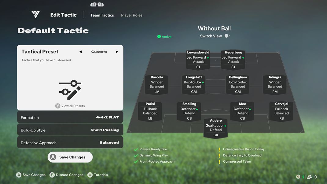 EA Sports FC 25 taktika bola v hre plne prepracovan