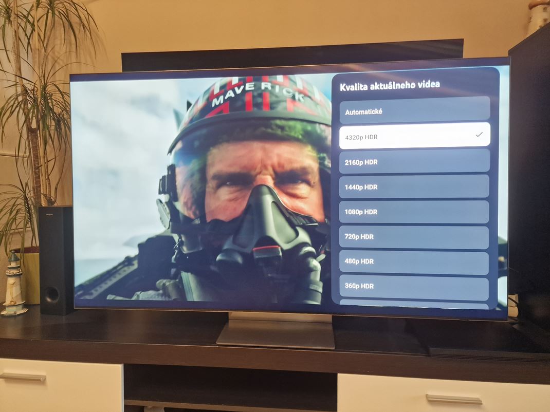 Samsung QLED 65'' QN900D - 8K miniLED TV Aplikcie v TV vinou podporuj 8K rozlienie.