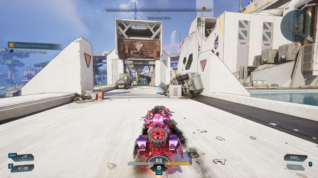 Borderlands 4 Skracova vek vzdialenosti mete pomocou vznadla.