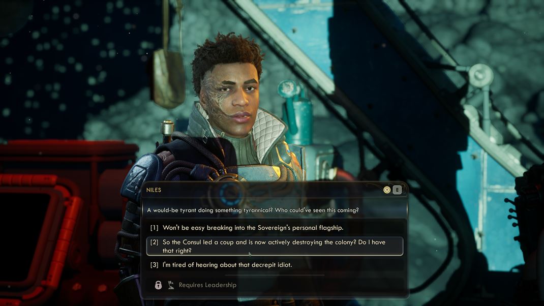 The Outer Worlds 2  Rozhovory s hlbok, mu vea zmeni a zrove monosti v nich sa otvraj poda vaich schopnost.