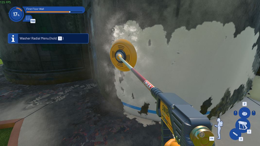 Powerwash Simulator 2 Urchli umvanie ako zeme, tak stien.