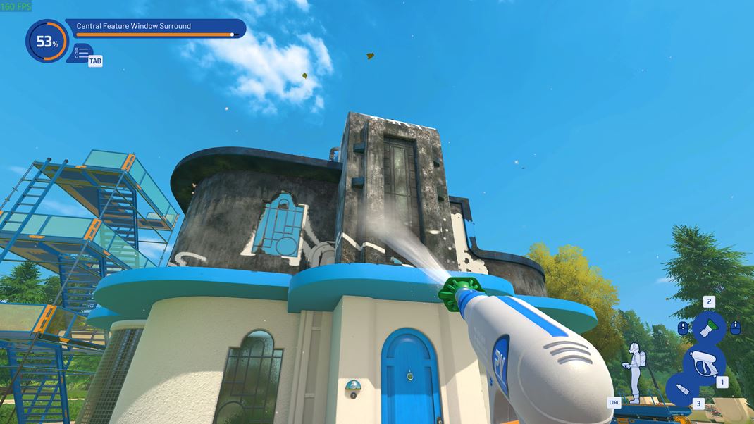 Powerwash Simulator 2 akajte aj leenia a rzne ploiny, aby ste sa dostali na vyie poschodia.