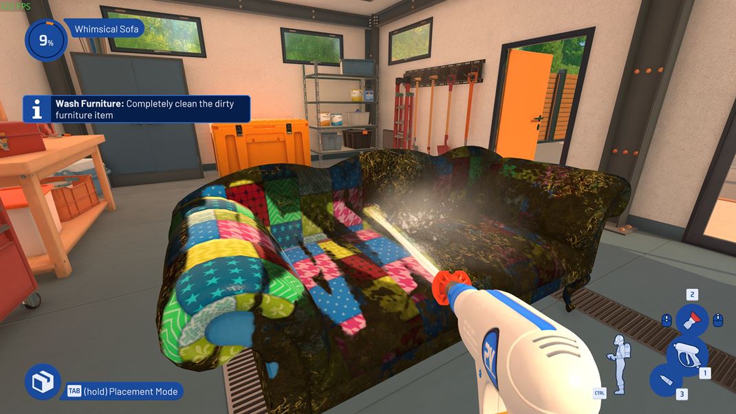 Powerwash Simulator 2 V secondhande mete nakpi vybavenie do svojej budovy, ale muste ho najskr vyisti.