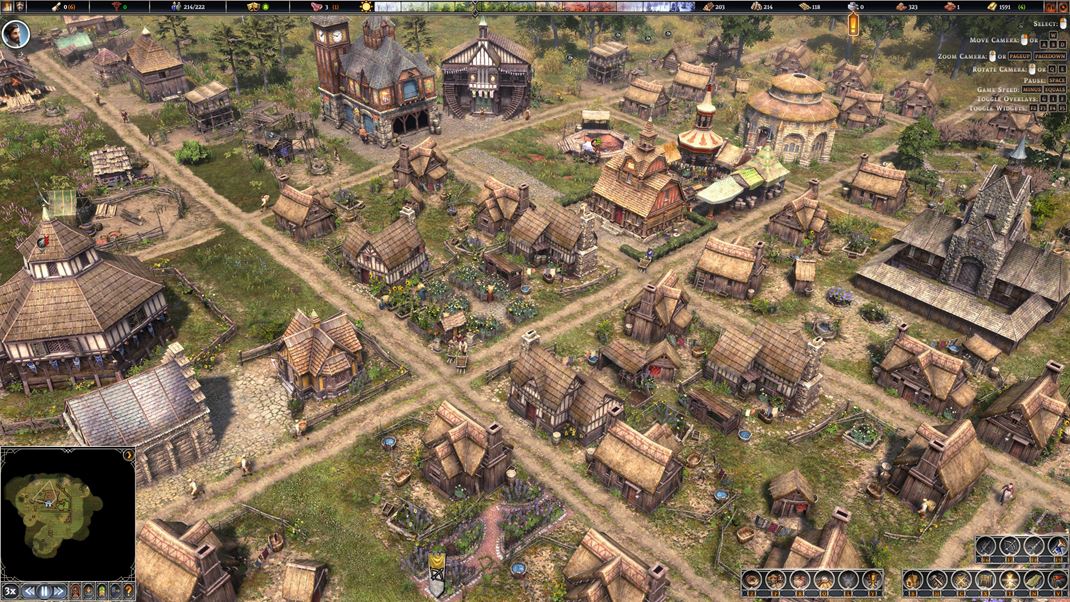 Farthest Frontier Polorozpadnut chatre asom obyvatelia vymenia za metiacke domy a osada celkovo zmen vizulny charakter.