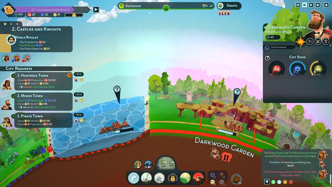 Reus 2 Rzne civilizcie a mest spolu nemusia vdy vychdza dobre a dochdza k bojom.