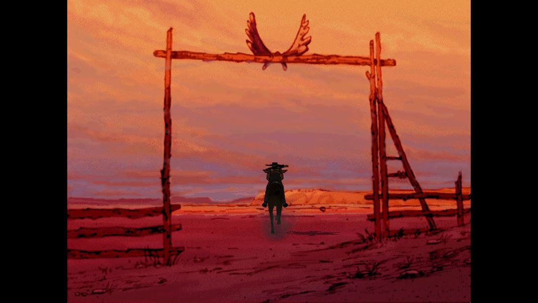 Outlaws + Handful of Missions: Remaster Prestrihov scny s pekn, ale s pvodnm spracovanm a pomerom strn 4:3.