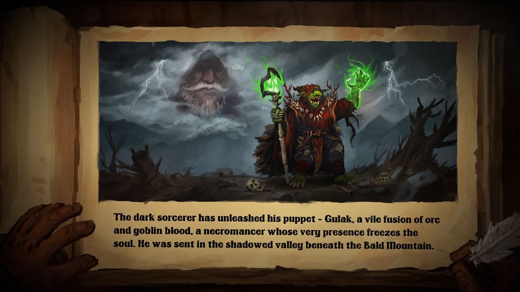 Dark Quest 4 Prbeh je rozprvan takmito listinami, respektve strnkami z knihy.