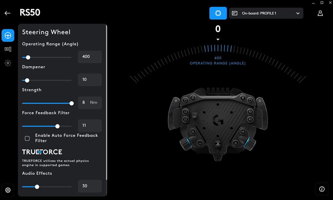 Logitech RS50 - 8nm volant