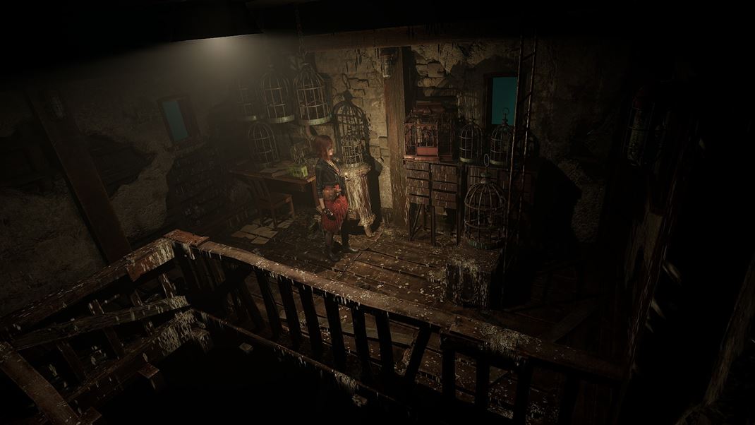 Tormented Souls II Vinu asu strvite v psobivch interiroch, naprklad v okadenom holubnku.