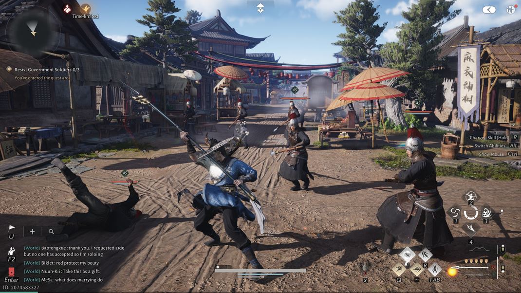 Where Winds Meet Boj proti presile? iadny problm, ale treba sa ikovne obraca.