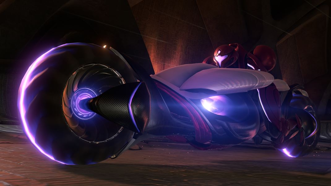 Metroid Prime 4: Beyond Motorka je tlovm prostriedkom na cestovanie aj boj