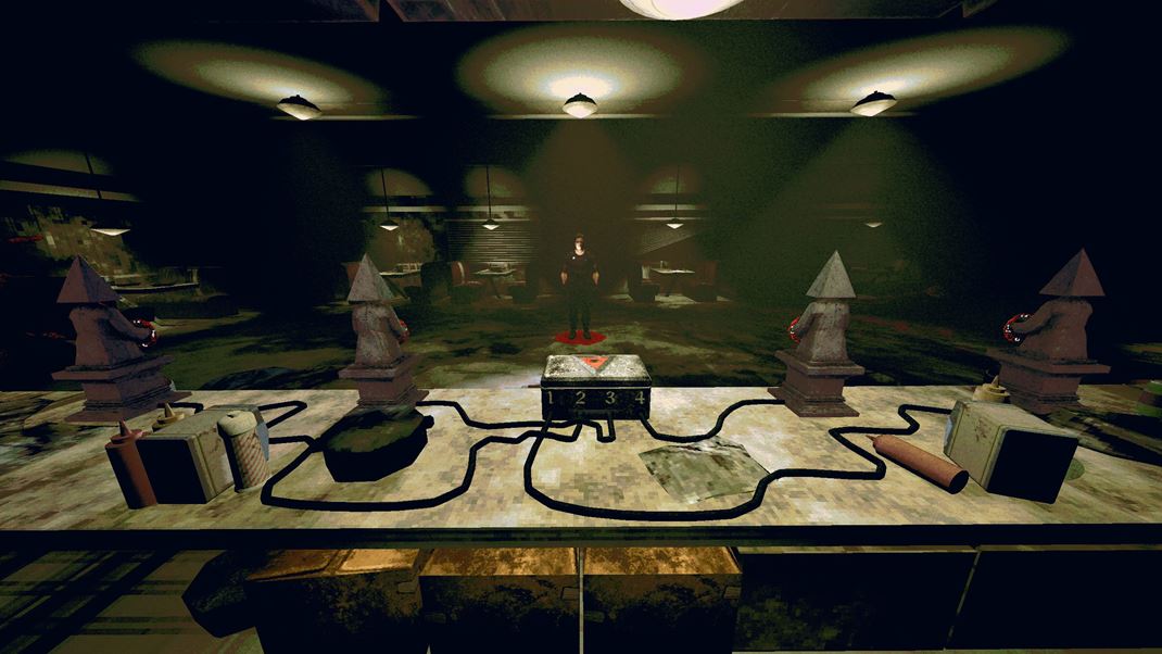 Flesh Made Fear Dobrm, aj ke nenronm doplnkom, s hlavolamy.