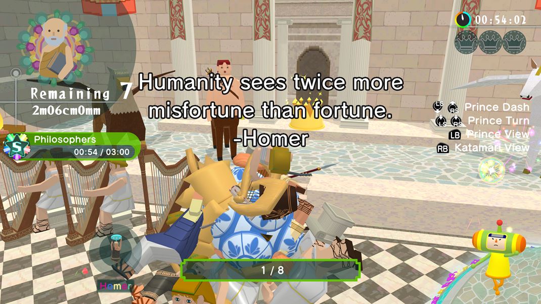 Once Upon a Katamari Hra obsahuje kopu svojskho humoru a mnostvo obsahov