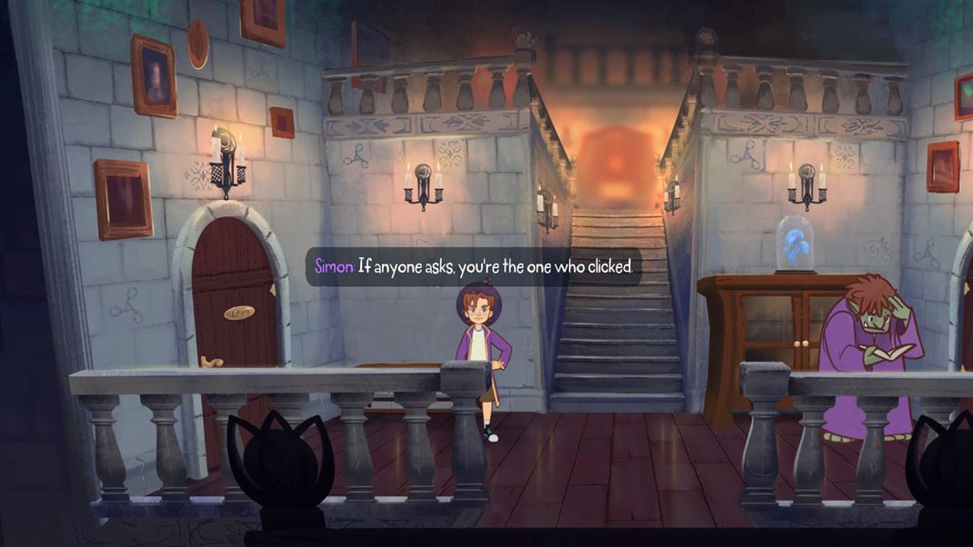 Simon the Sorcerer: Origins Jeden z mla podarench humorov. Haha. Smejte sa. Vajte sa po zemi.