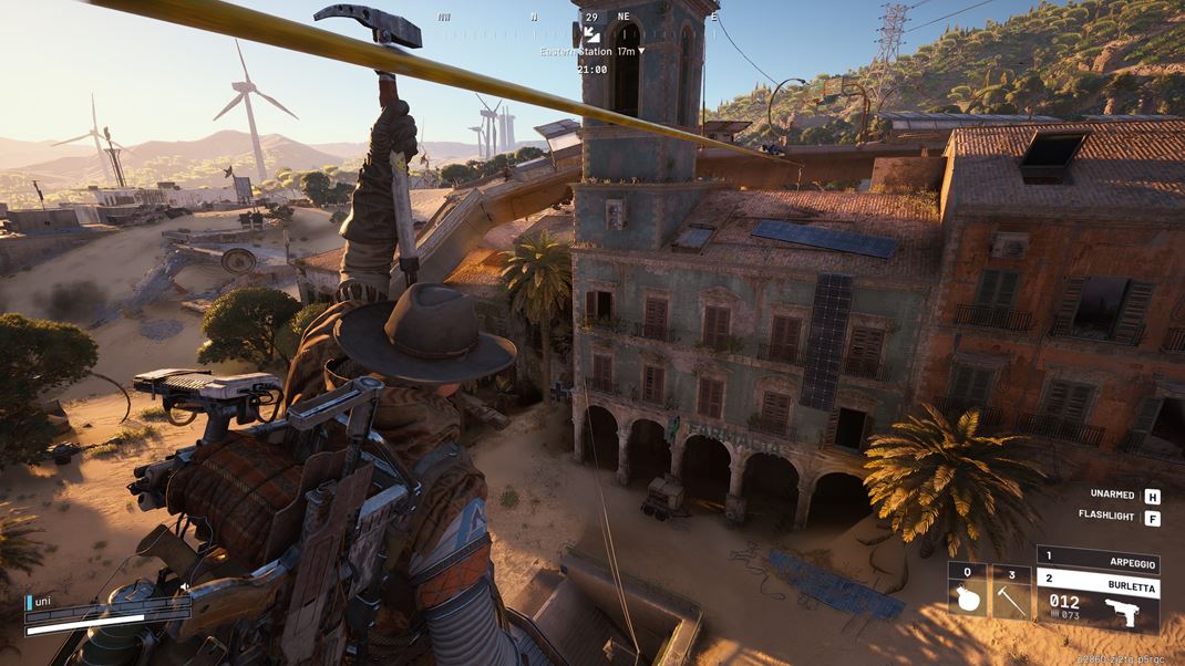 ARC Raiders Zip lanovka vm skrti vzdialenosti.