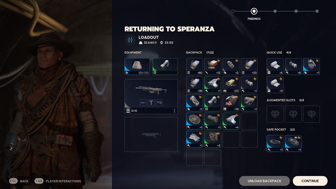 ARC Raiders Toto som zskal pri poslednej nvteve povrchu. Moja aktulna vbava m hne niekoko pecilnych slotov.