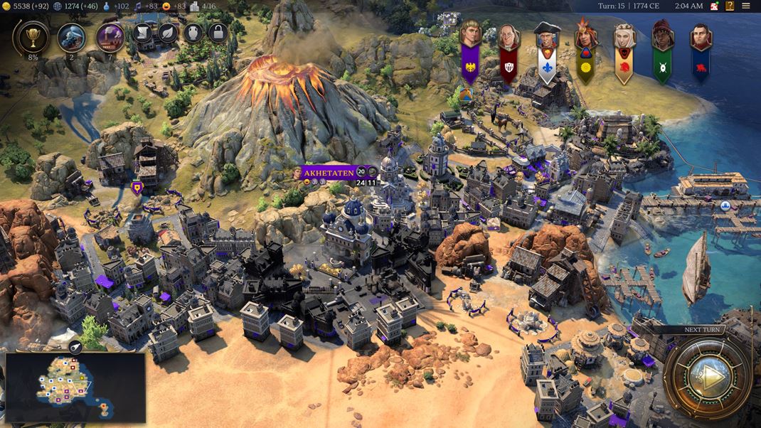 Sid Meiers Civilization VII Pod sopkou sa dobre ije... km nevybuchne.