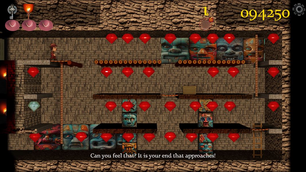 Montezuma�s Revenge � The 40th Anniversary Edition Va�ou �lohou je odnies� z pyram�dy poklady