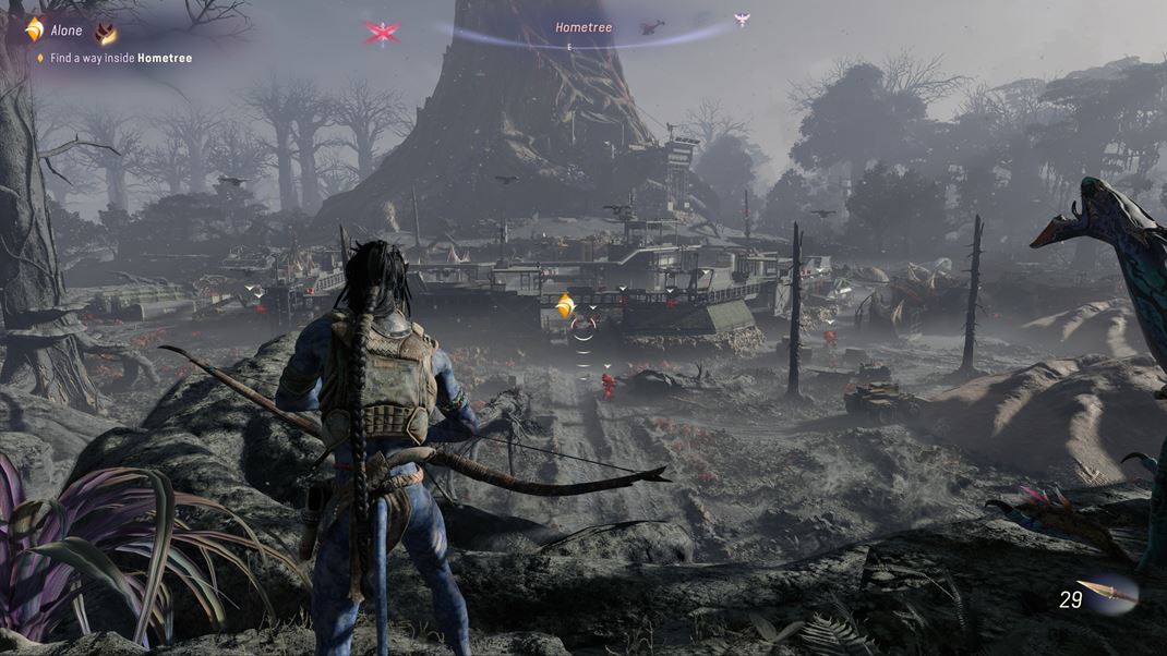 Avatar Frontiers of Pandora - From Ashes expanzia �trukt�ra misii zost�va rovnak� a �toky na z�kladne �ud� nebud� ch�ba�