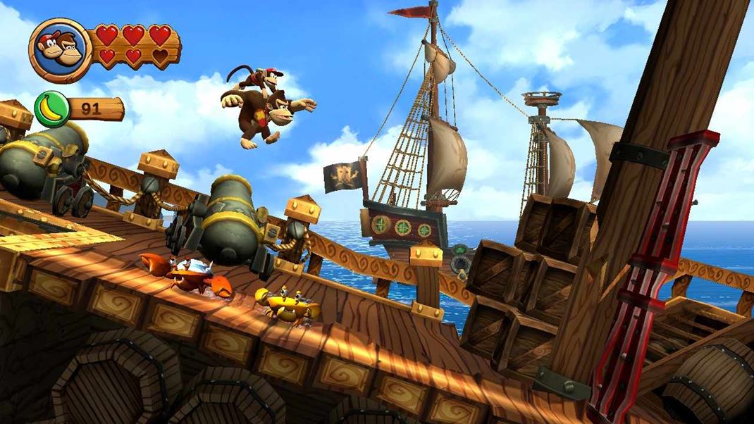 Donkey Kong Country Returns HD Hern svet je rznorod