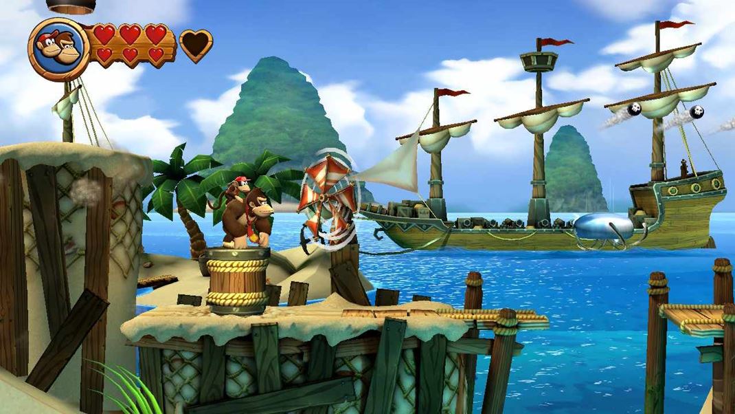 Donkey Kong Country Returns HD S prostredm dokete jednoducho interagova