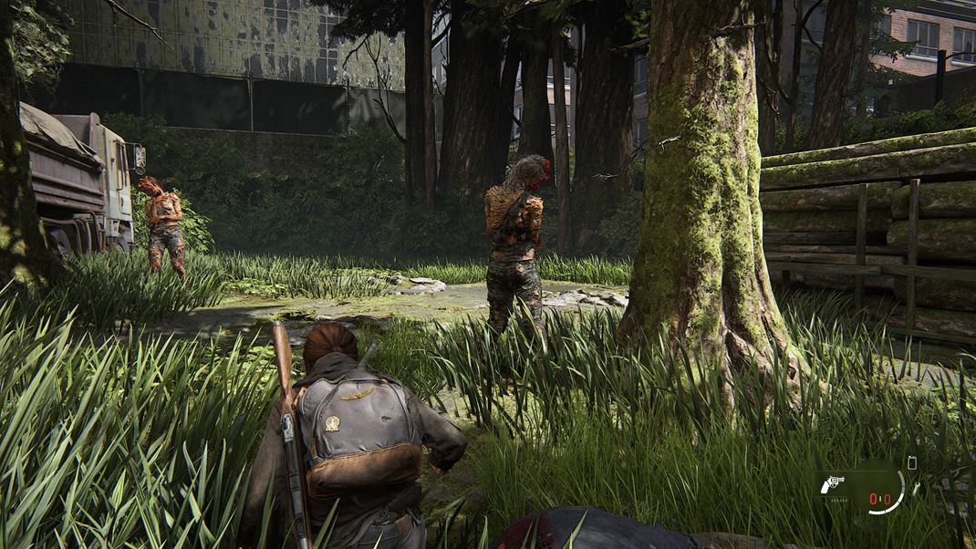 The Last of Us Part II Remastered (PC verzia) Potichu a nenpadne sa likviduj protivnci najlepie.
