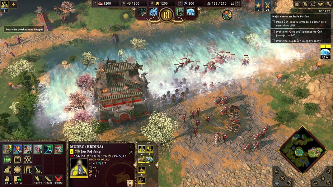 Age of Mythology: Retold - Immortal Pillars Vyvolan potopa je tie vemi psobiv.