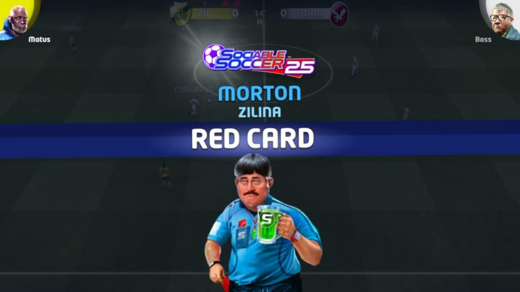 Sociable Soccer 25 Systm rznorodch rozhodcov m svoje aro