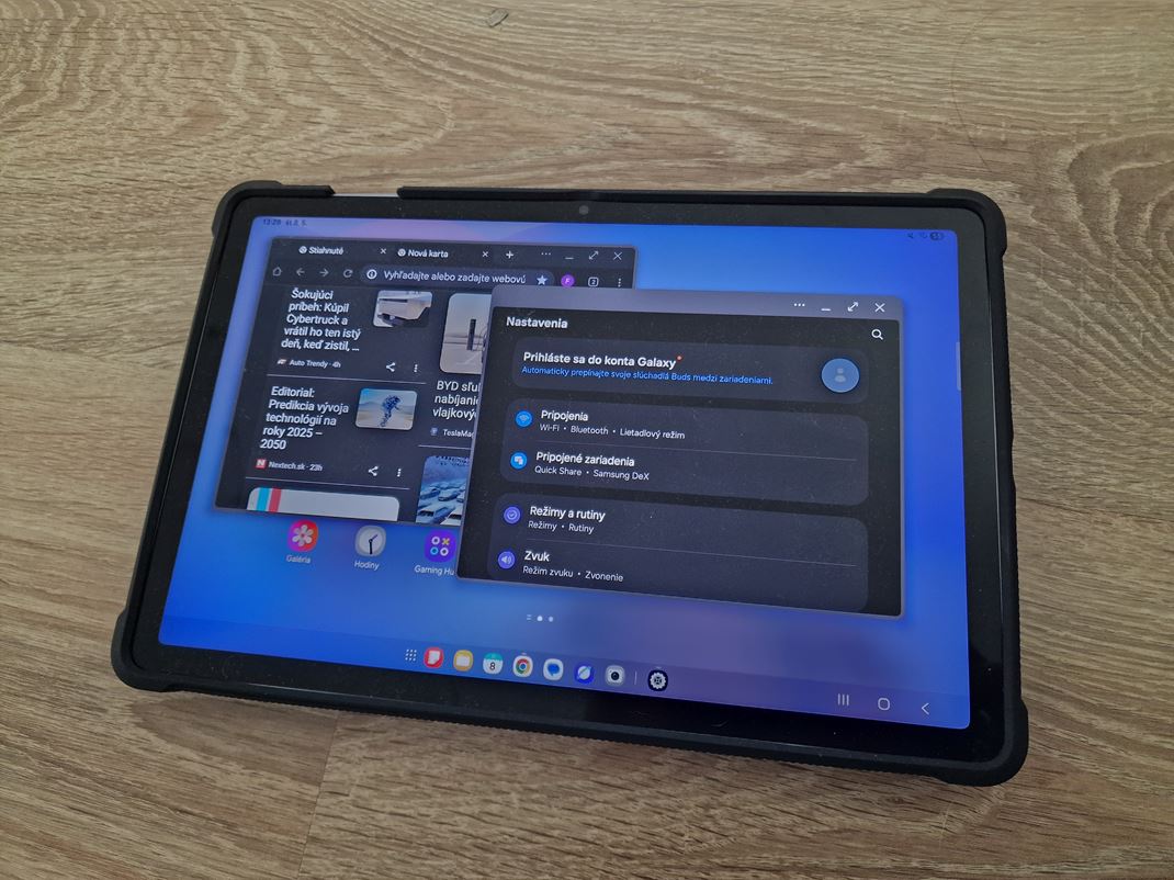 Samsung Tab S10 FE  Mete zapn DEX systm, ktor vm umon vone pracova s oknami.