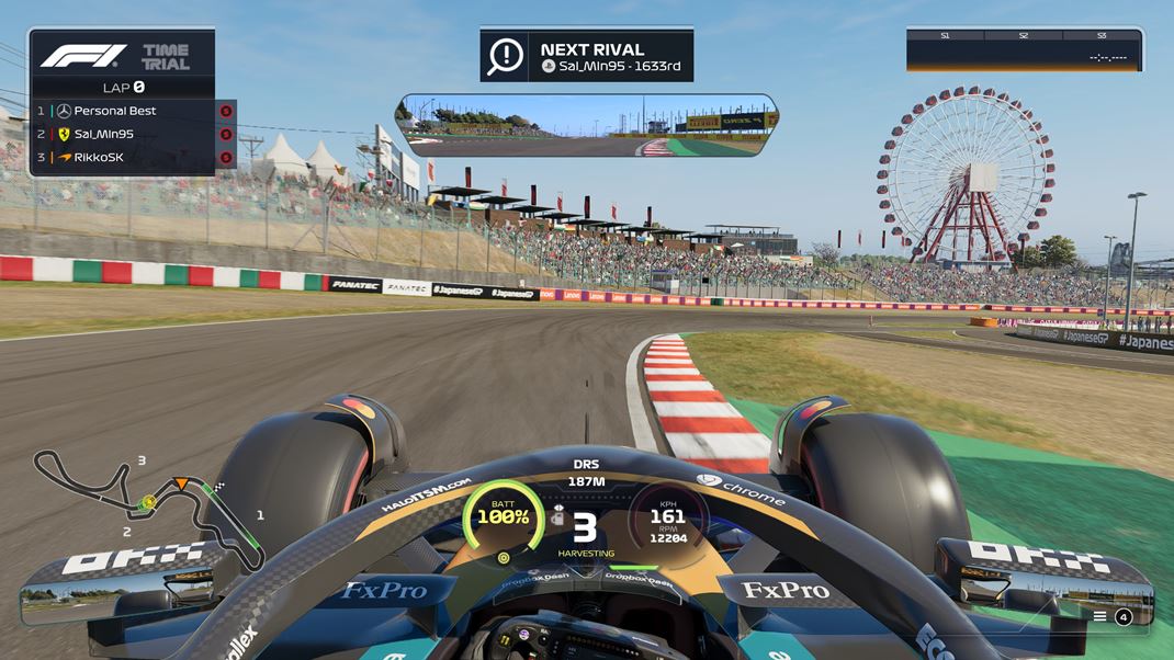 F1 25 Vizul je vylepen a pribudol aj path tracing, aj ke vek rozdiel nezbadte.