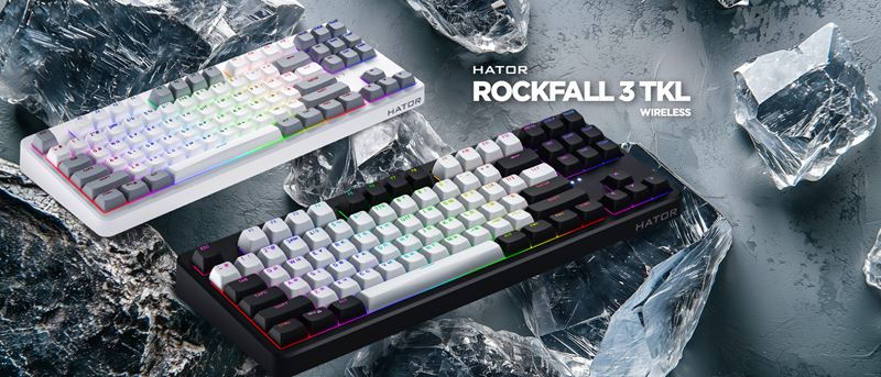 Hator Rockfall 3 TKL klávesnica