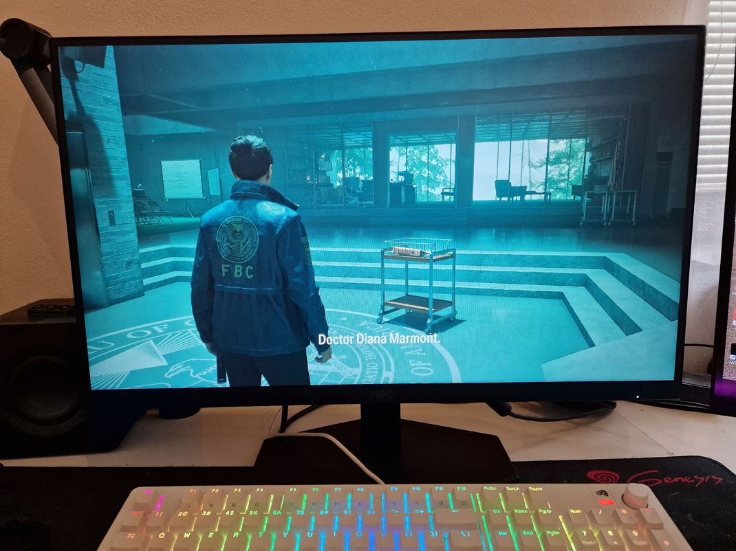 AOC 27G42E - hern 1080p monitor Hry zachyt vemi pekne.