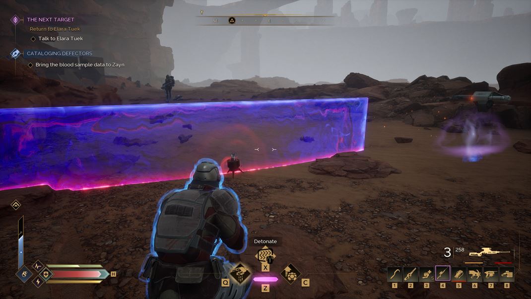 Dune: Awakening Schopnosti s rznorod, od energetickej bariry, a po gravitan a antigravitan mny a granty.