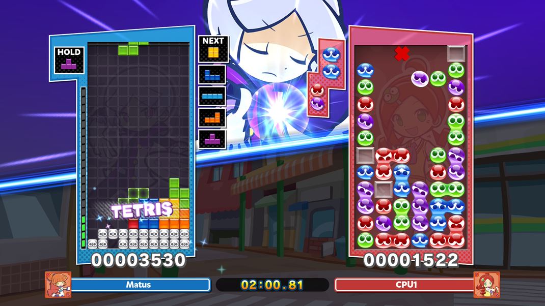 Puyo Puyo Tetris 2S Postavy maj rzne schopnosti a mu s nimi vstupova do hry