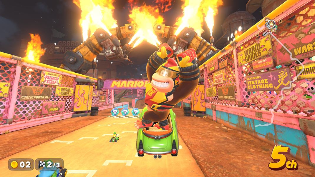 Mario Kart World Kad postava m mnostvo novch animci, ktor hranie spestruj