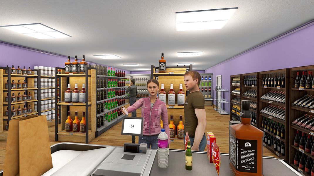 Liquor Store Simulator Tovar si zkaznci nosia v neviditench kokoch. A niekto nm tu bude ma veer pln zbavy.