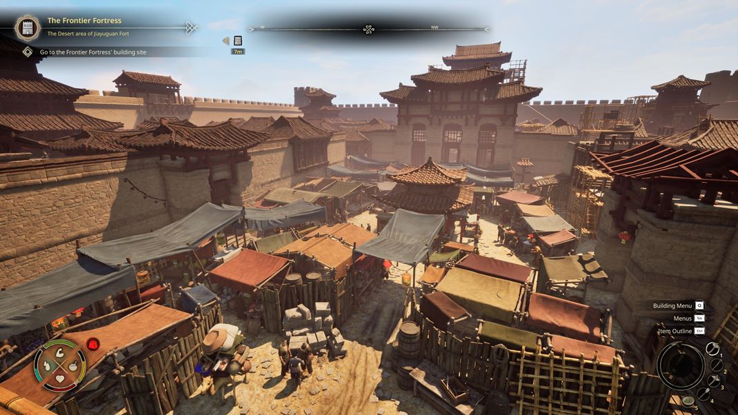 Chinese Frontiers P je sce pust, ale pevnos uprostred nej prekypuje ivotom.