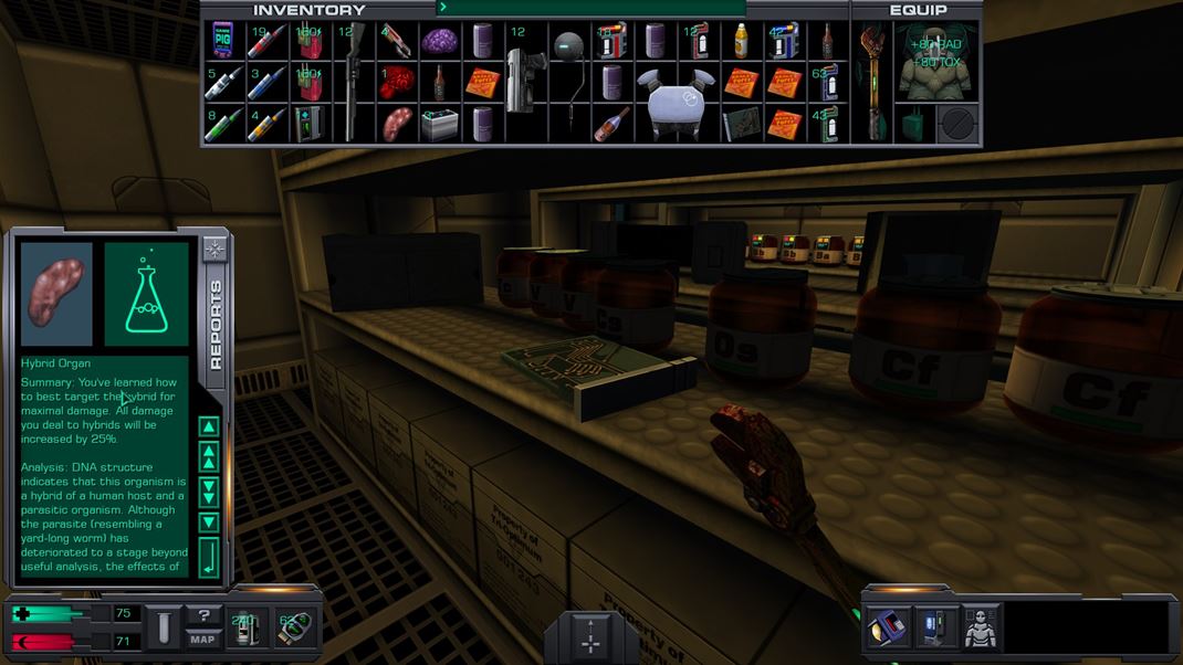 System Shock 2: 25th Anniversary Remaster Samozrejme, nesmie chba ani skmanie mutantov.