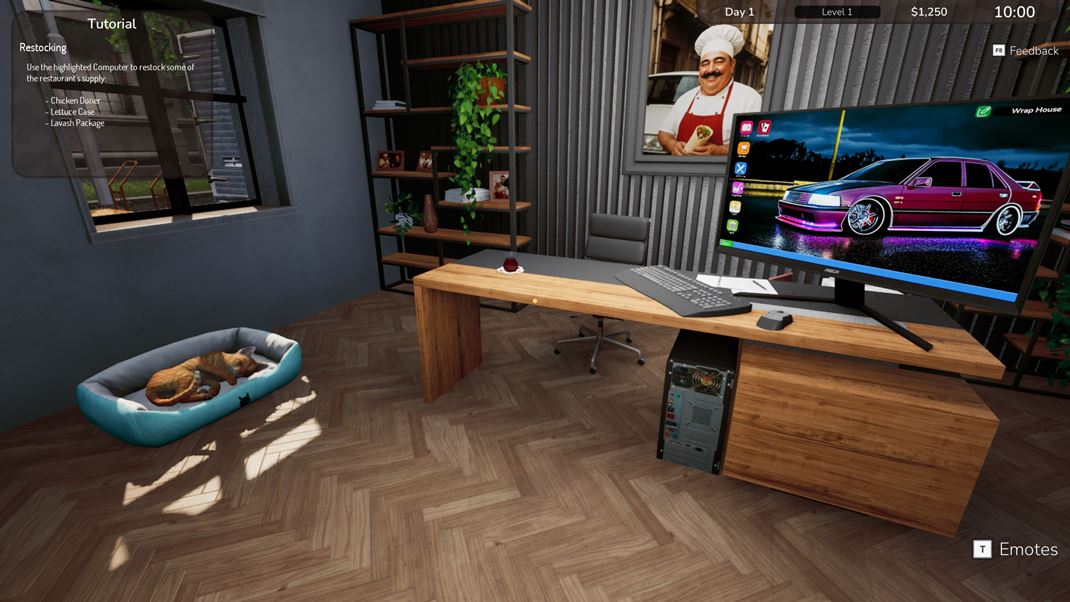 Wrap House Simulator Vaa kancelria, v ktorej je najdleitej notebook na objednvky.