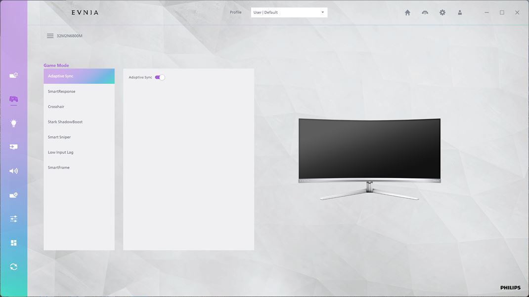 Philips Evnia 32M2N6800 - 32'' 4K Mini LED Nechba adaptive sync, ktor funguje aj pre AMD, Nvidiu a aj konzoly
